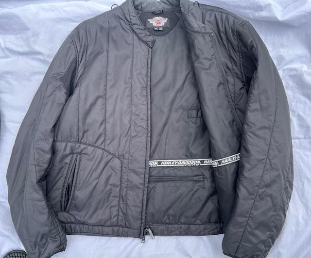 FXRG Harley Davidson leather motorcycle jacket men xl