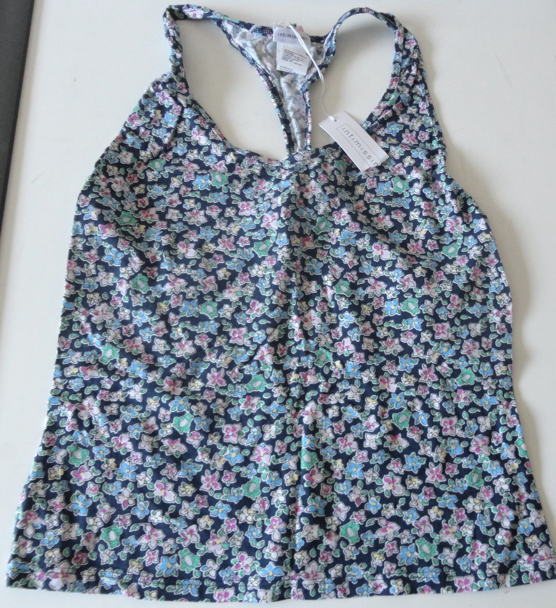 Intimissimi 546 FANT. FLOR./BLUE Tank Top. CGD511