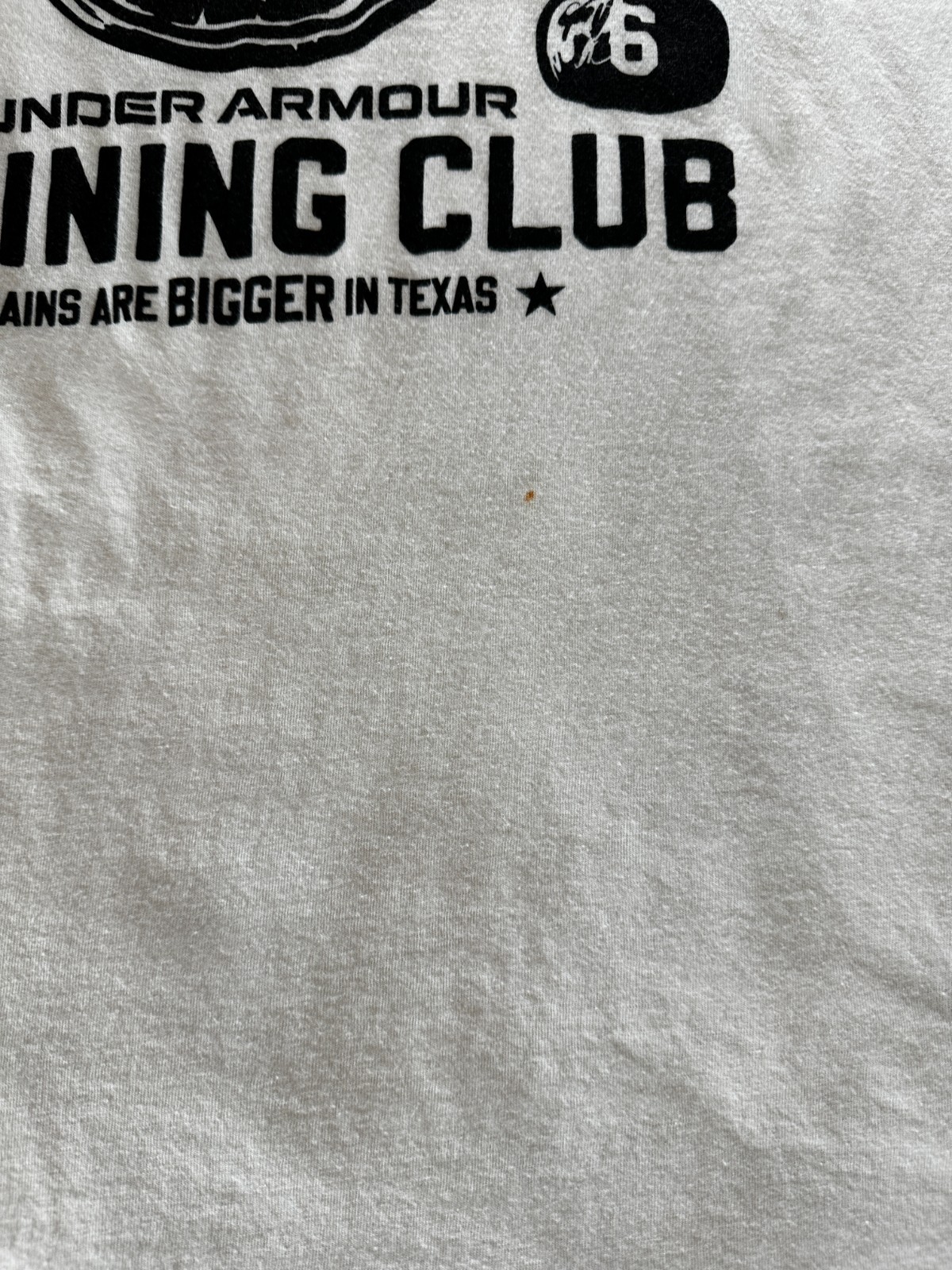 Under Armour Texas Training Club Mens XL White Sleevless Muscle Tank Gym Shirt