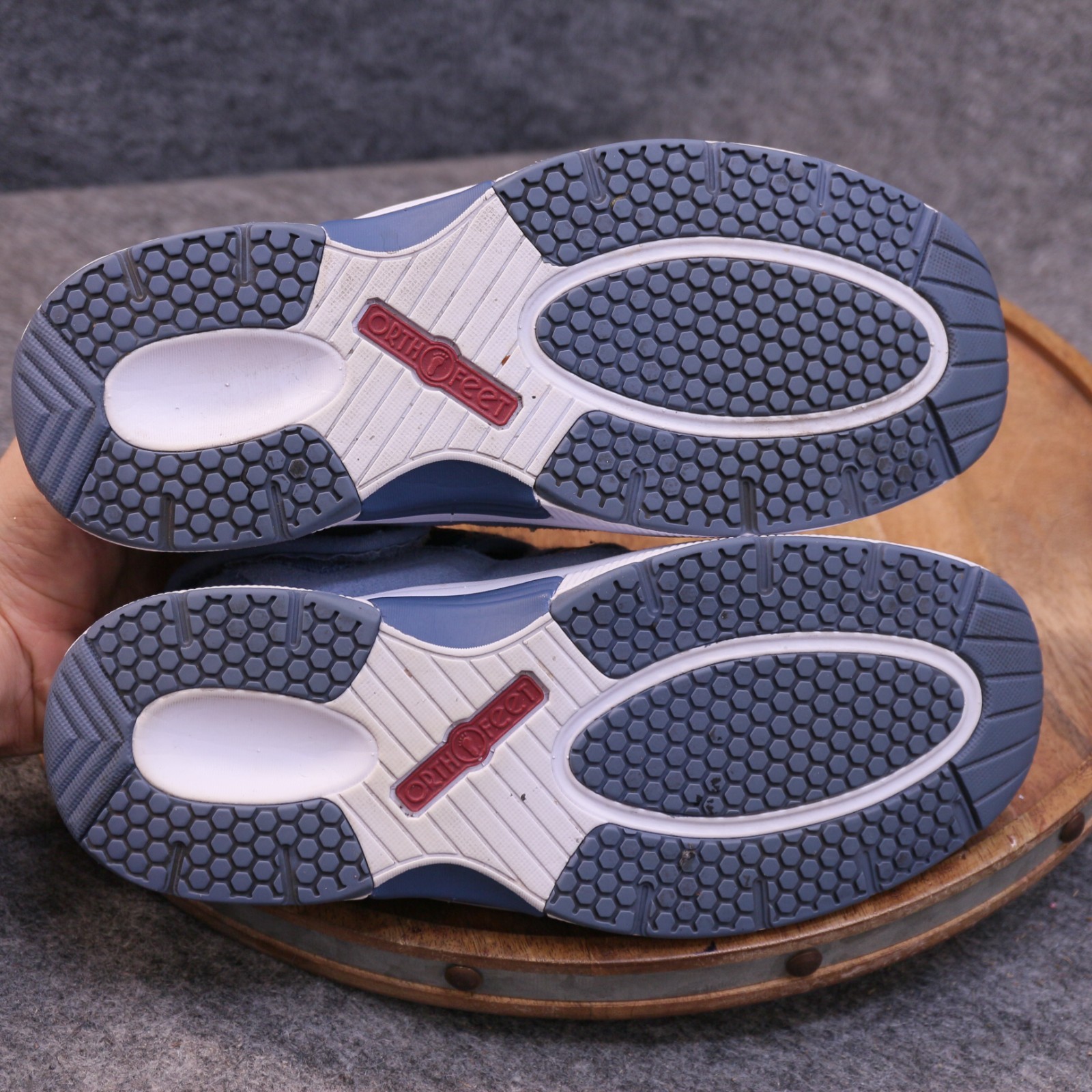 Orthofeet Laguna 806 Womens Size 9.5 D (Wide) Blue Orthopedic Comfort Sandals