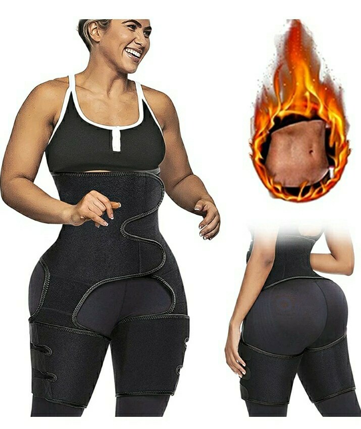 Waist + Thigh Slimming Trainer for Women Neoprene Butt Lifter Shaping, Sz: S/M