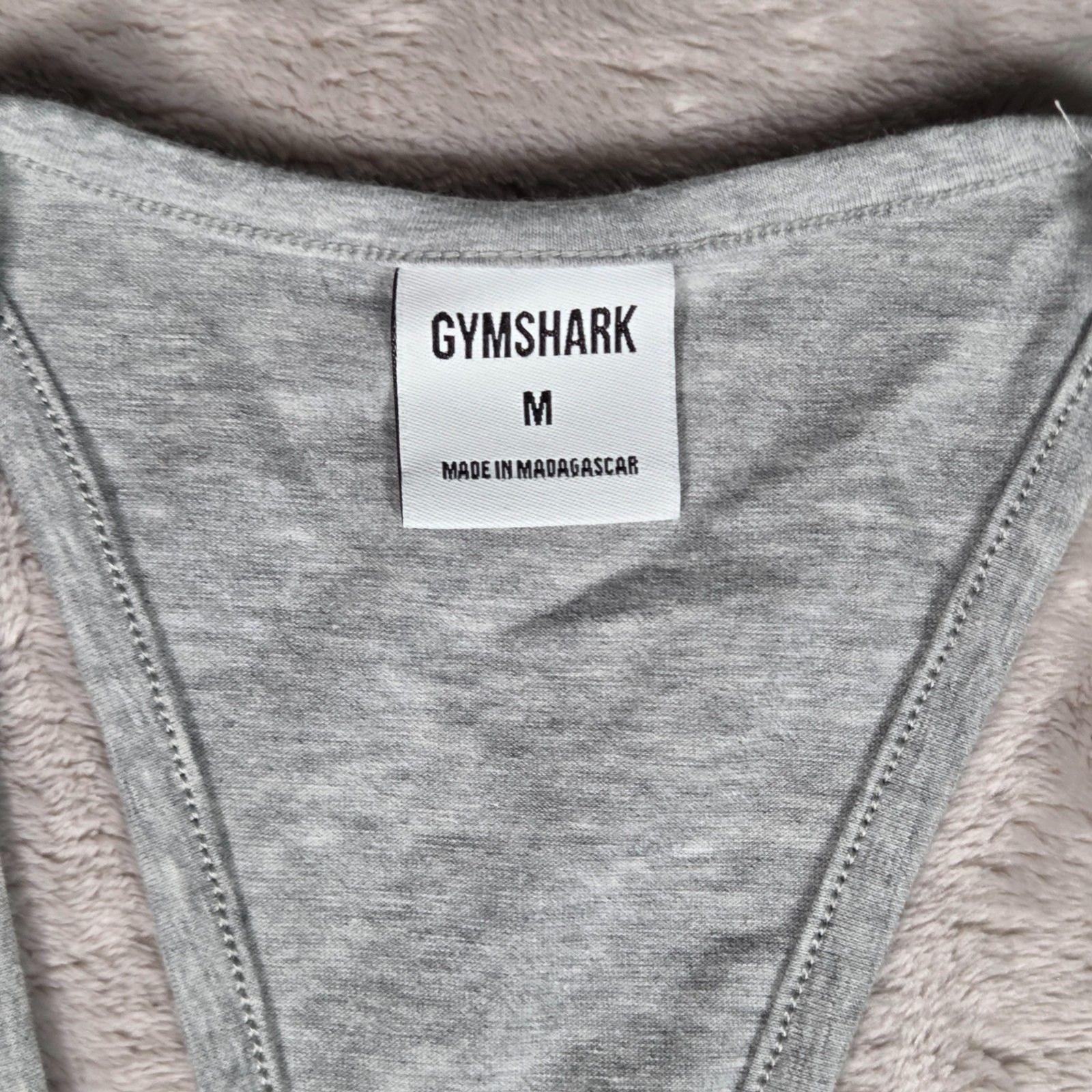 Gymshark Critical 2.0 Stringer Tank Top Men’s Medium Gray Activewear Gym