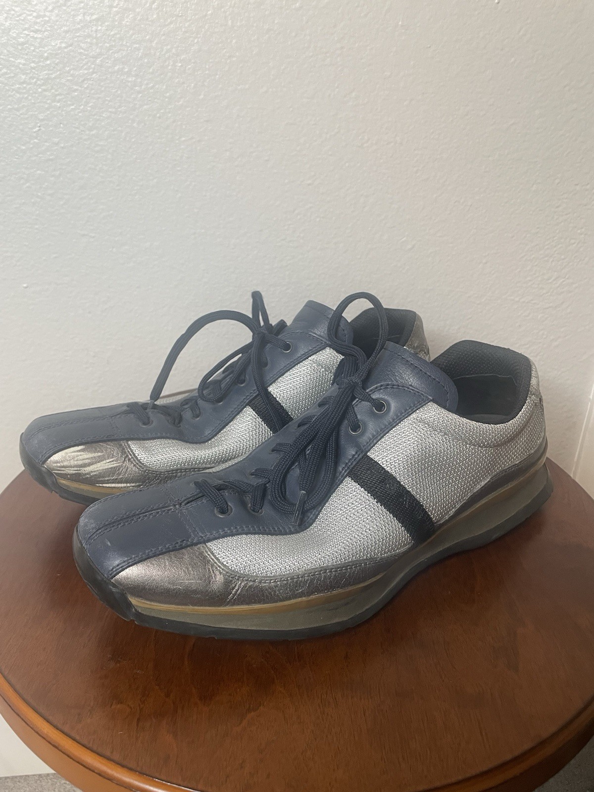 Authentic Vintage PRADA Sport Tech Sneakers Shoes Men’s Size 11. Made In Italy