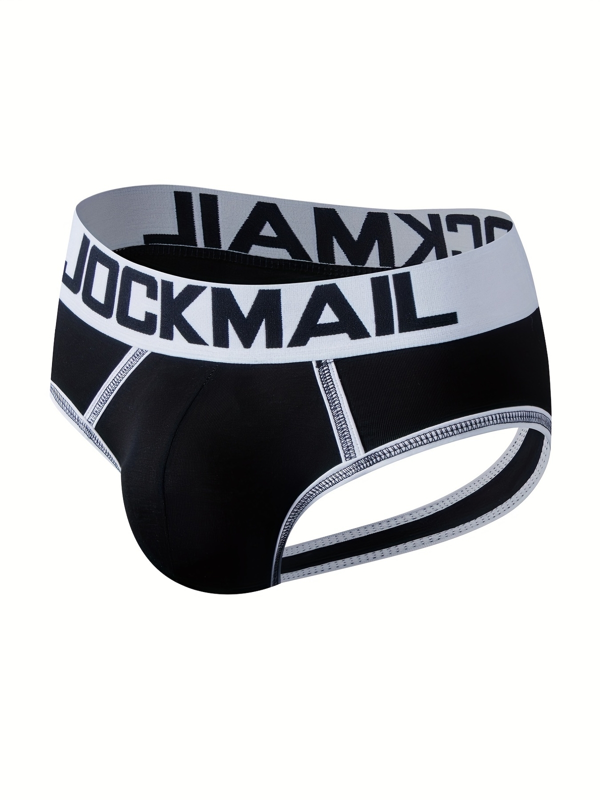 Men’s Jockstrap Low Waist Briefs with Open Back Modal Sexy Underwear