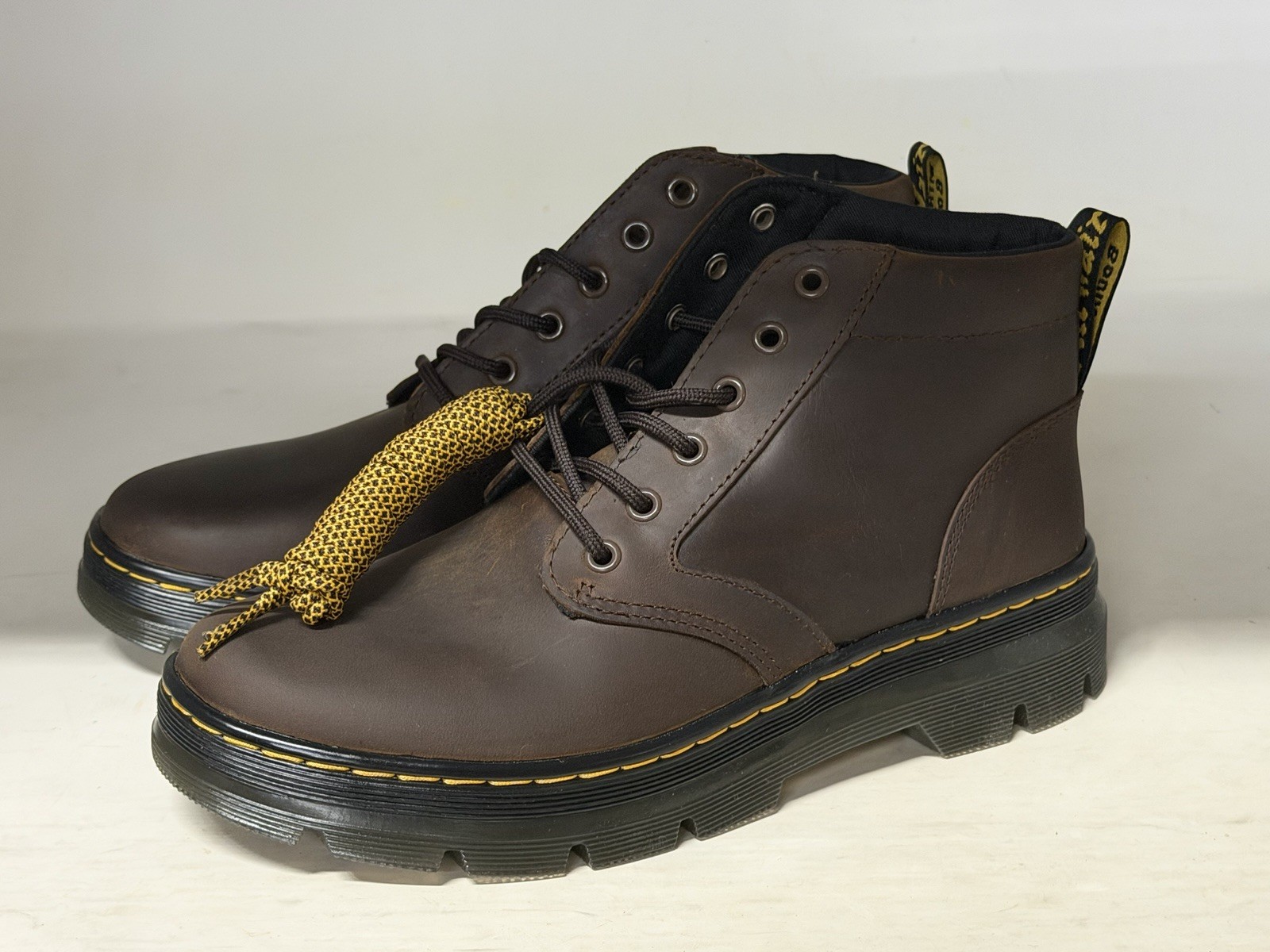 Dr Martens Bonny Leather Crazy HorseDark Brown Men Size 9 (Womens Size 10)