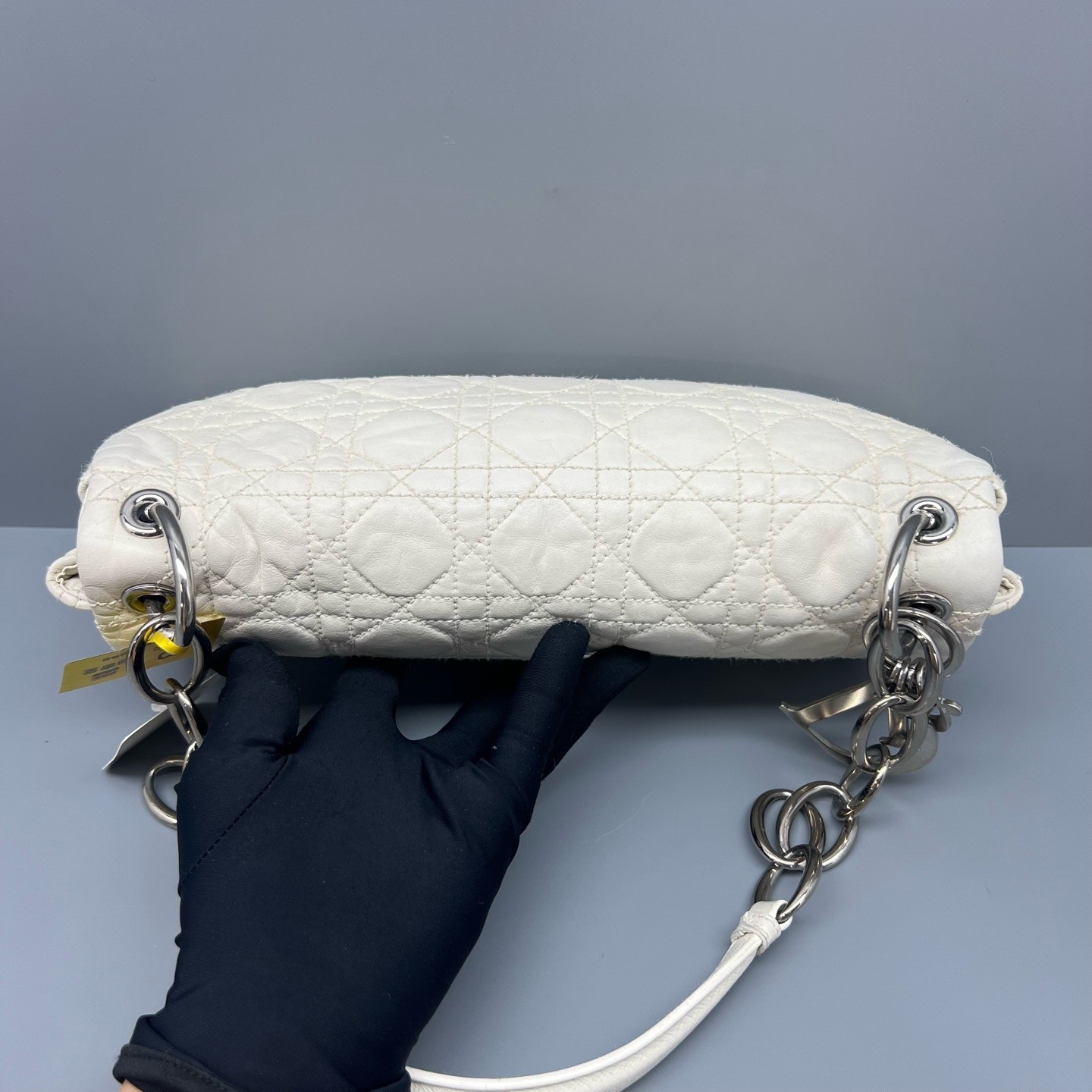 Dior Pre-Owned Authentic Underarm Bag White 27*13*6cm Free Tracked Shipping