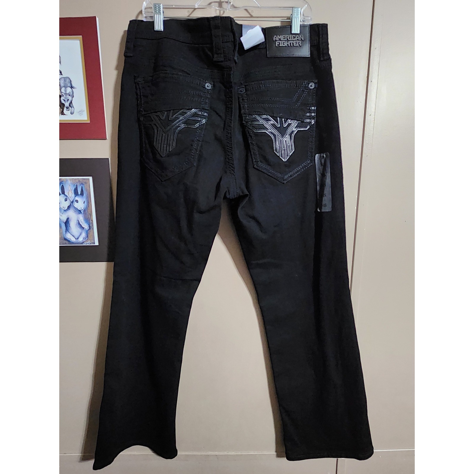 American Fighter Heritage Trent Bootcut Jeans 34×30 Black