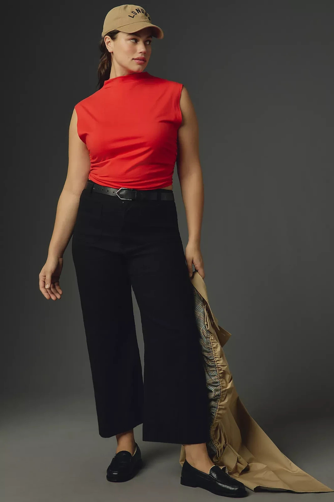 Anthropologie Colette Magic Fabric Crop Wide-Leg Pants by Maeve