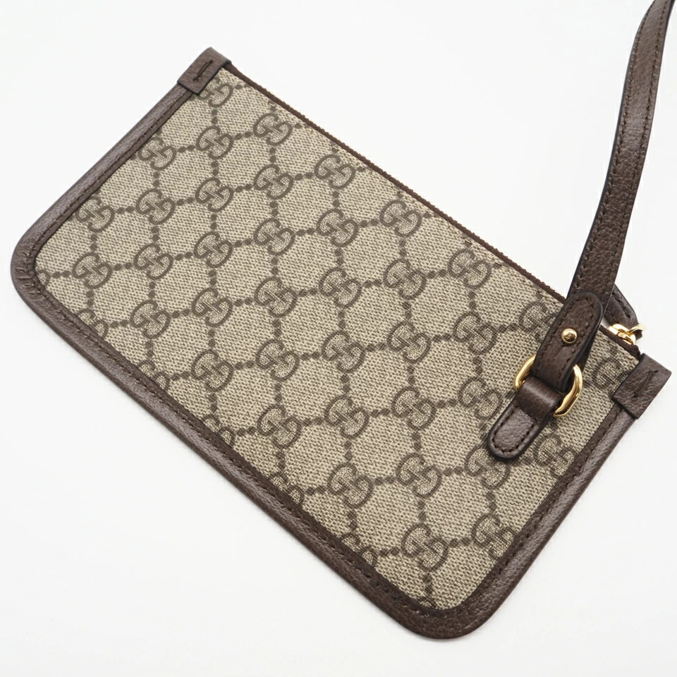 GUCCI GG Supreme Ophidia Small Tote Bag 811716 2WAY Handbag Beige Brown