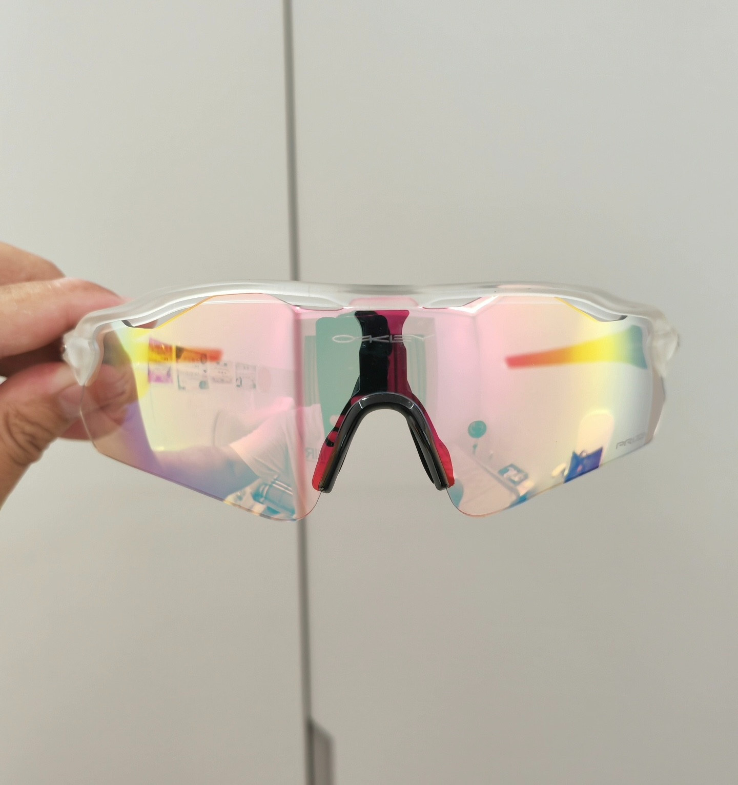 Oakley Radar EV Path OO9208 Sunglasses Prizm Photochromic Lenses Matte White Fra