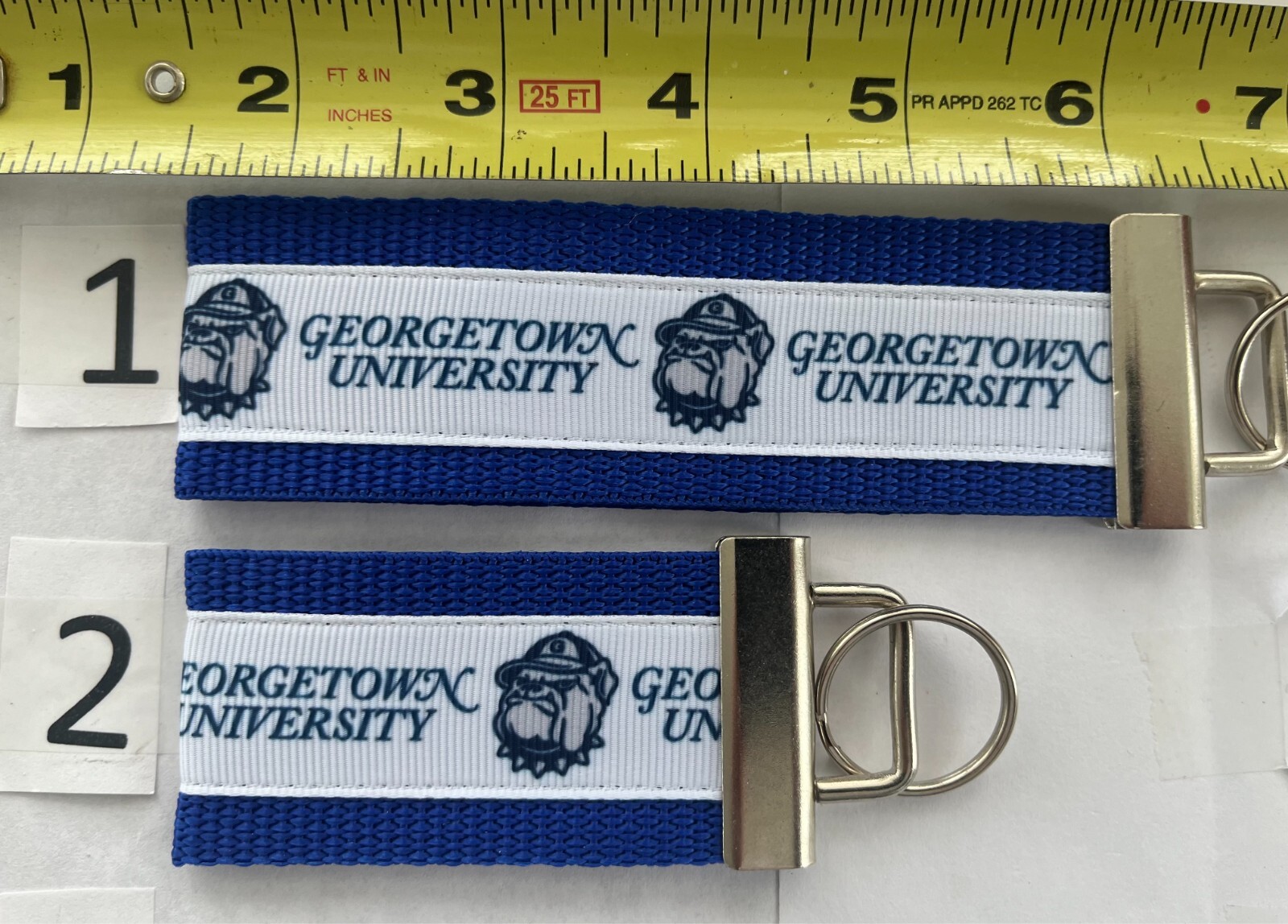 Georgetown University Keychain gift 4 Him Her Mom Dad BFF Stocking Stuffer Hoyas