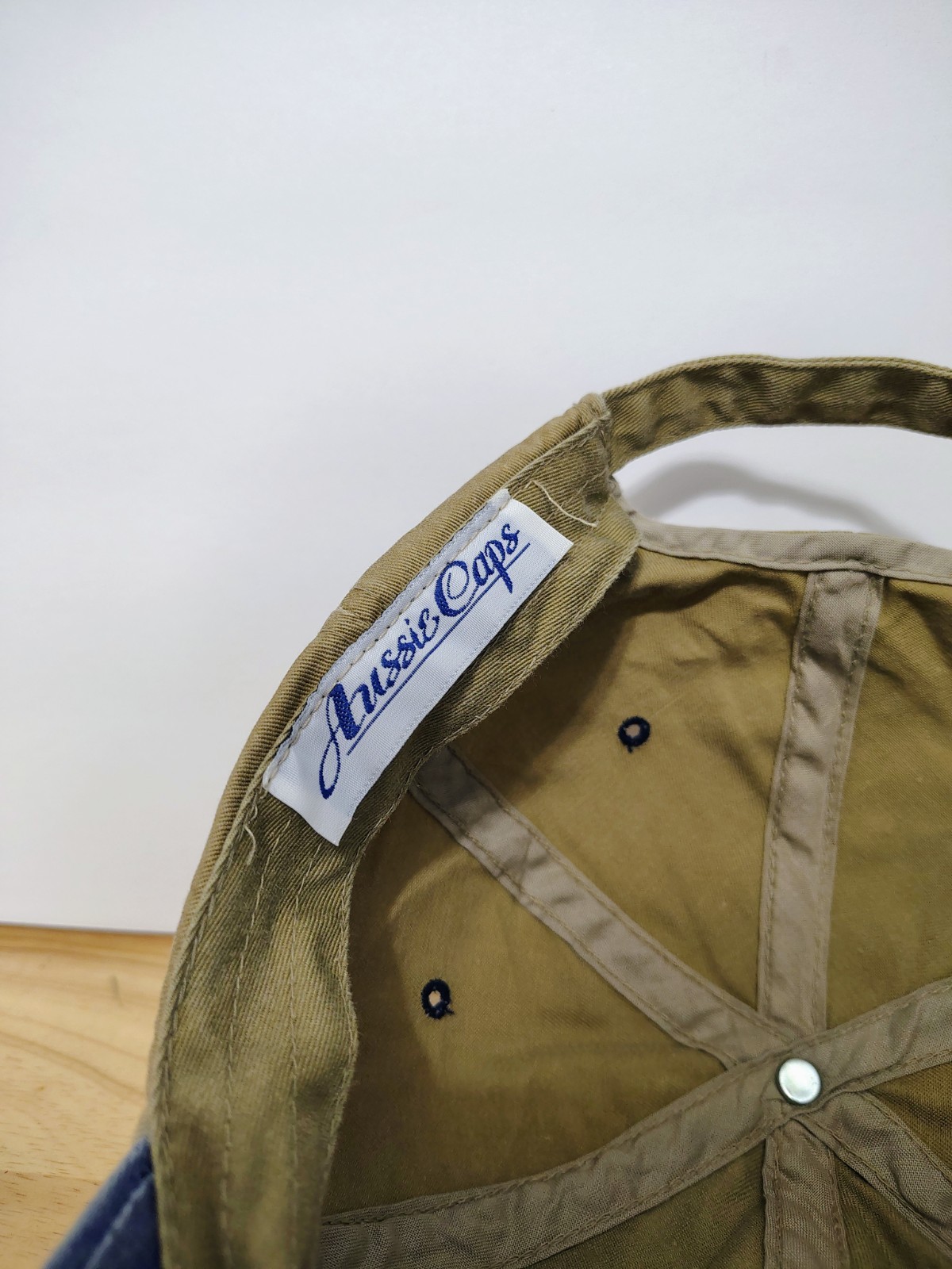 Australia Kangaroo Beige & Blue Baseball Cap Travel Hat Souvenir Adjustable OS