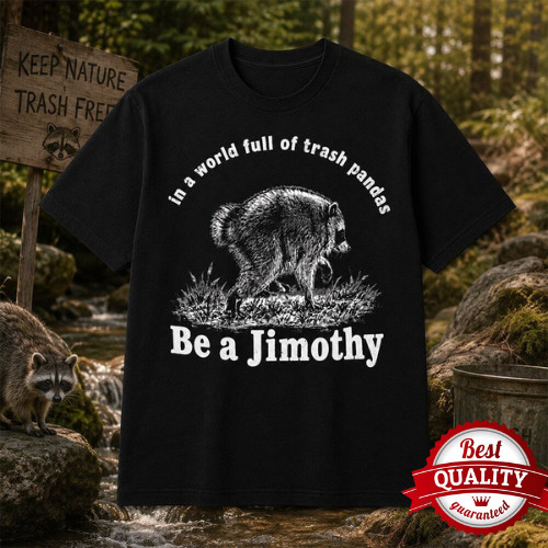 In A World Full Of Trash Pandas Be A Jimothy Raccoon Shirt 2026