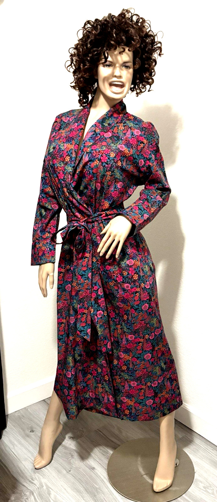 LIBERTY OF LONDON CIARA TANA LAWN COTTON ROBE FLORAL PATTERN SIZE XL NEW