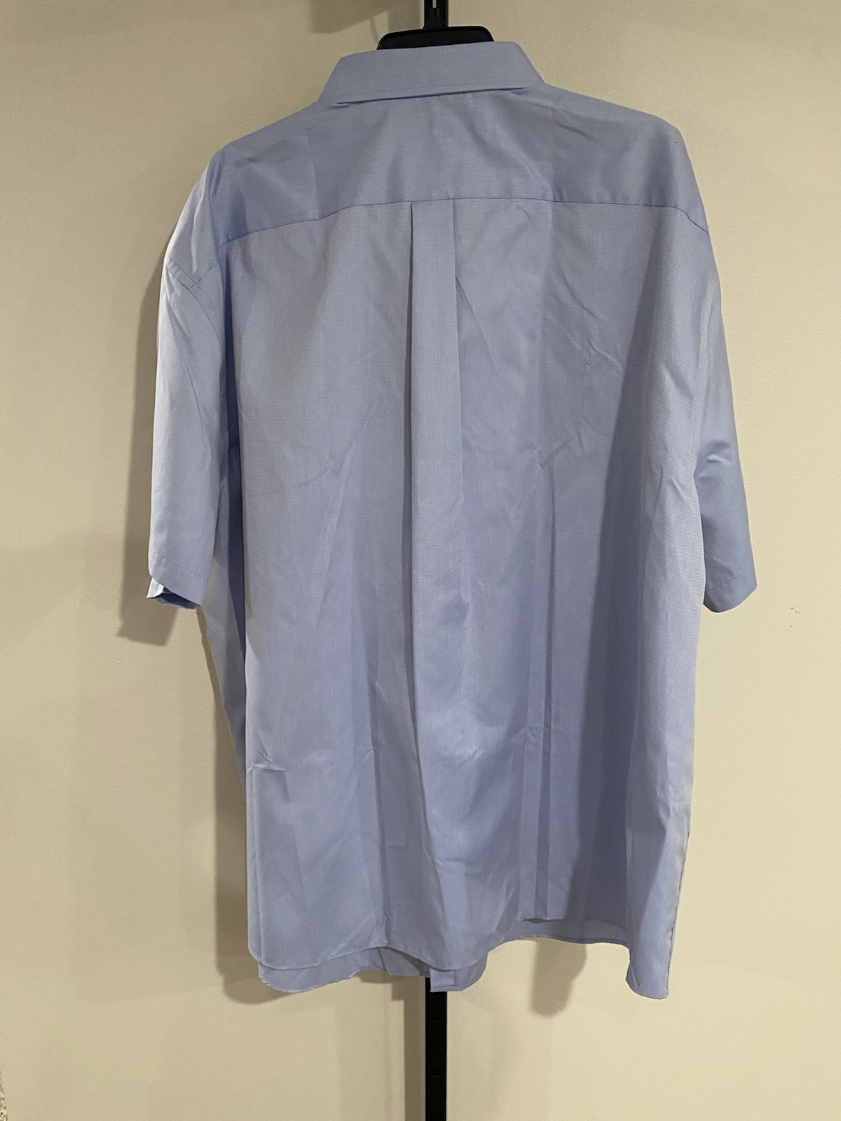 Travel Smart Men Shirt 4XLT Button TALL Man Non Iron BLUE BRAND NEW $59.50
