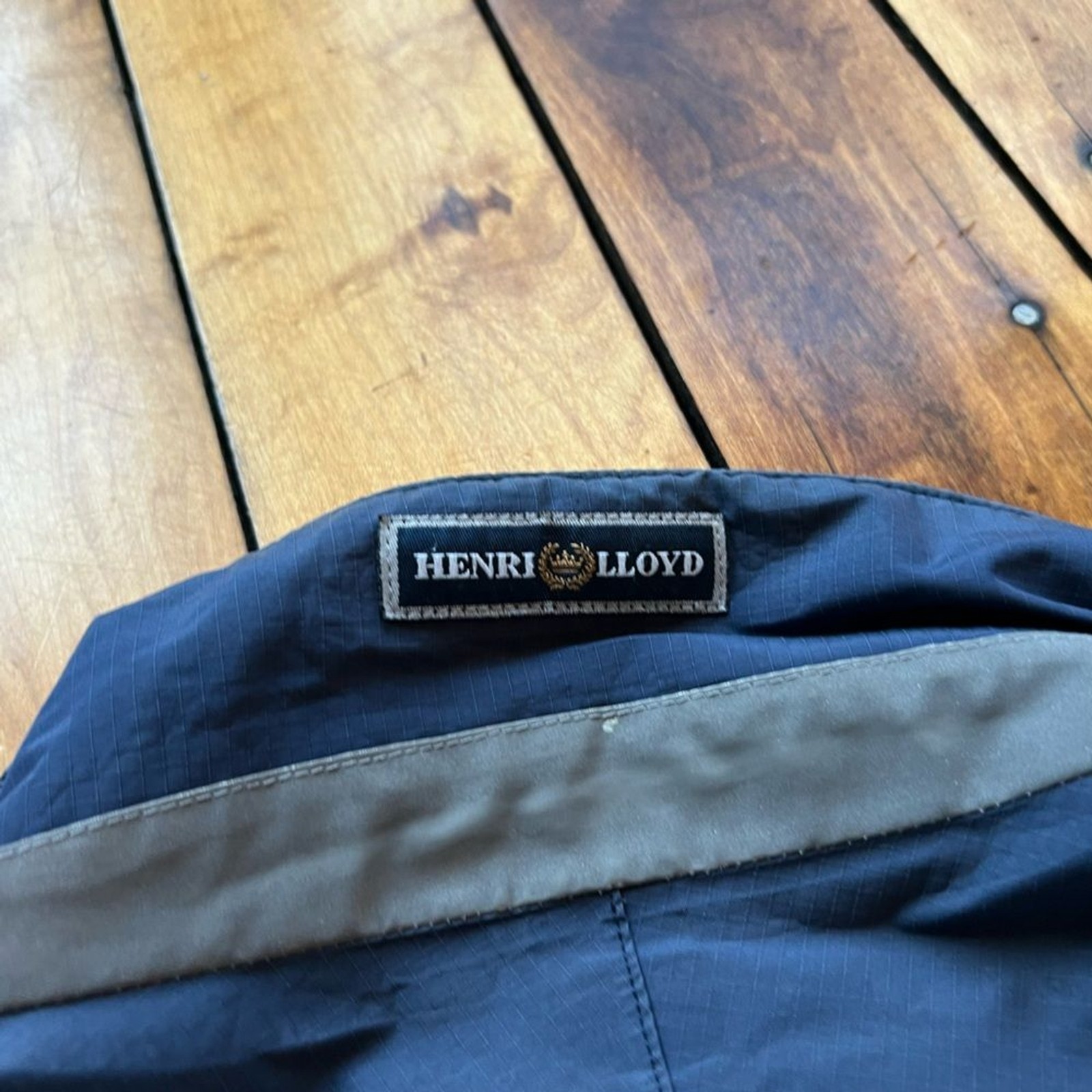 Henri Lloyd Men’s Large Sailing Jacket Navy Mesh Lined Windbreaker Nautical