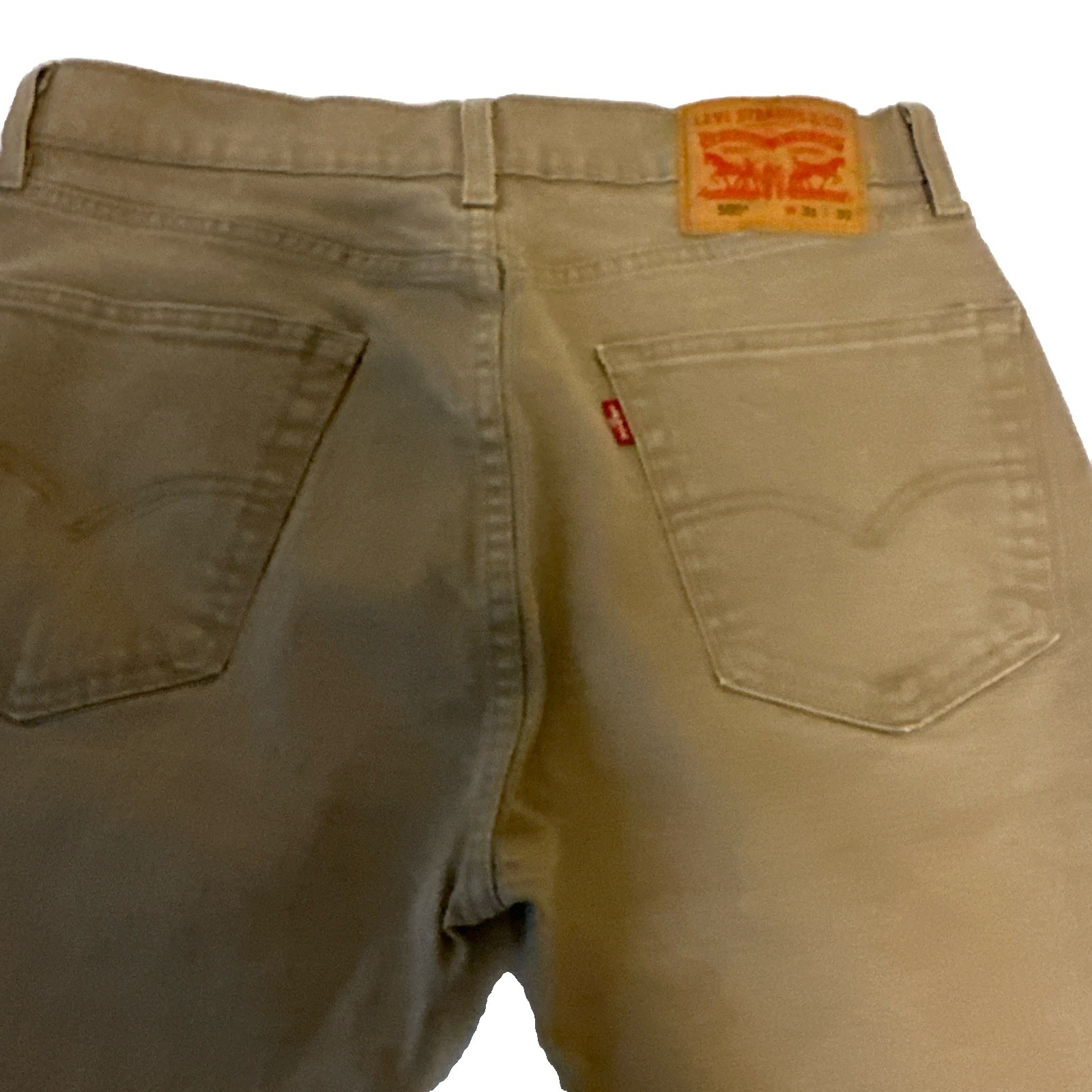 Levi’s 505 Men’s Regular Fit Jean, 31W X 30L Color: Desert Taupe – Brown-Stretch
