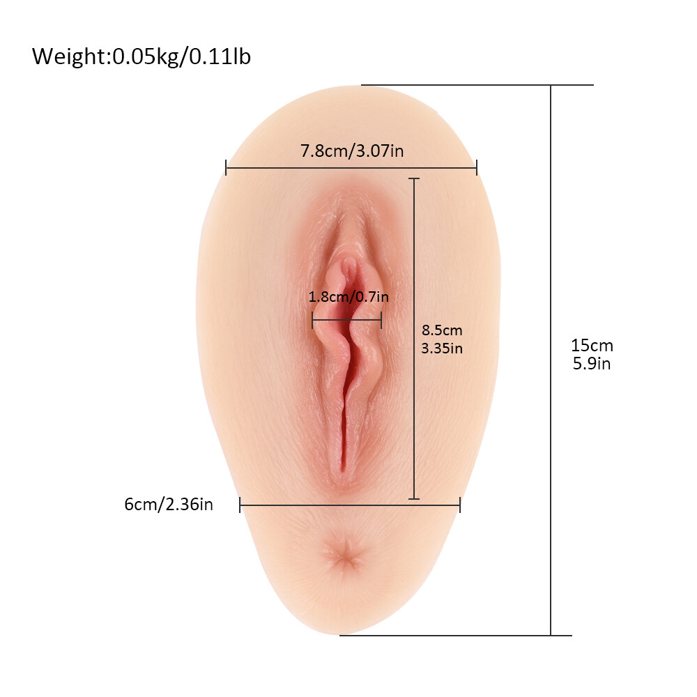 Silicone Vagina Pad Hiding Realistic Female Physiology Structure Vaginal Display