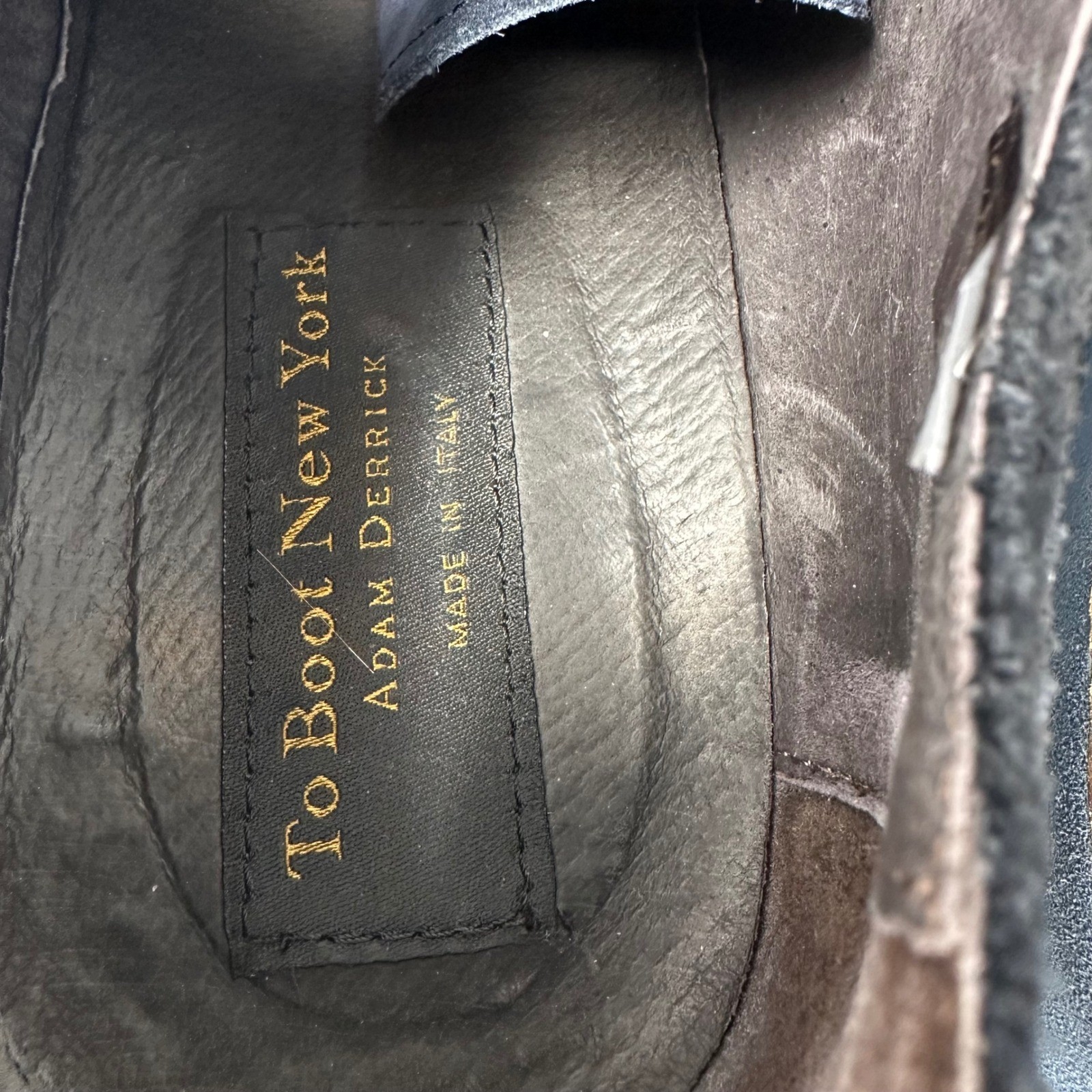 To Boot New York Adam Derrick Suede Wingtip Oxford Shoes Mens 11.5 Made in Italy