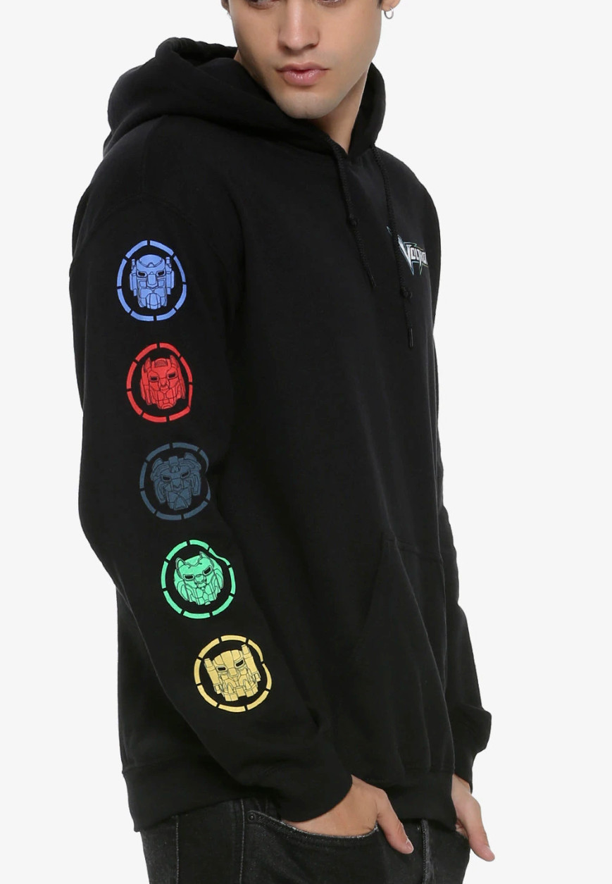 VOLTRON LEGENDARY DEFENDER LOGO Pullover Hoodie NEW 100% Authentic & Official