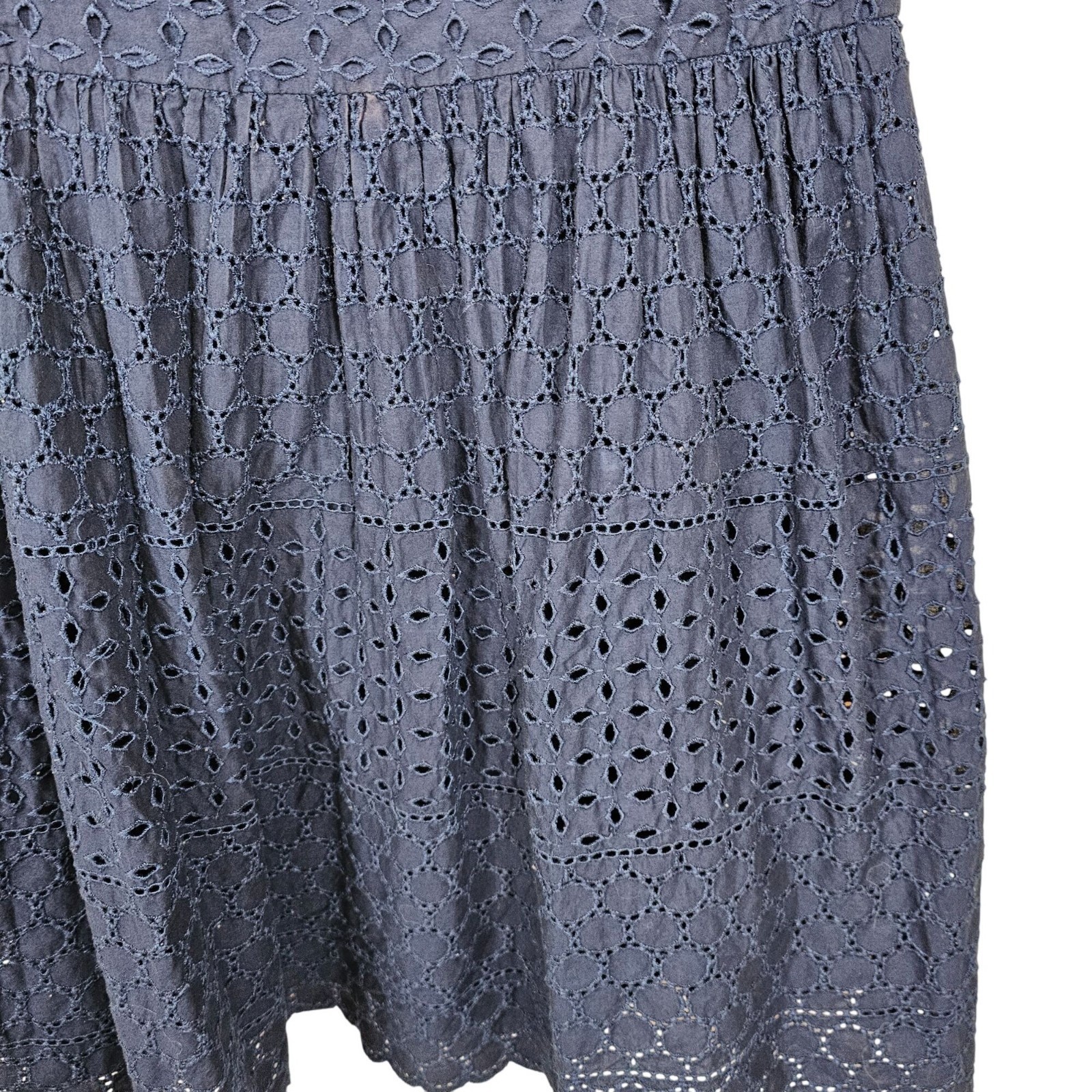 Womens Dress 10 Blue Cottagecore Prairiecore Festival Lined Boho Casual Beachy