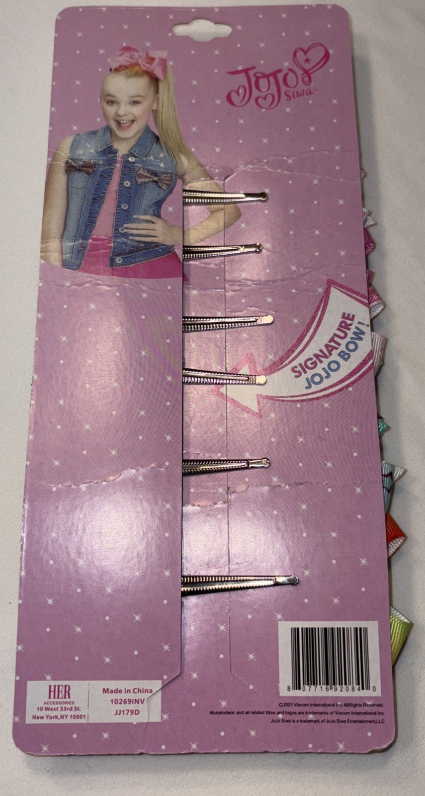Jojo Siwa 5” Bows 6-pack ✨✨✨Assorted Styles As Shown FREE SHIPPING