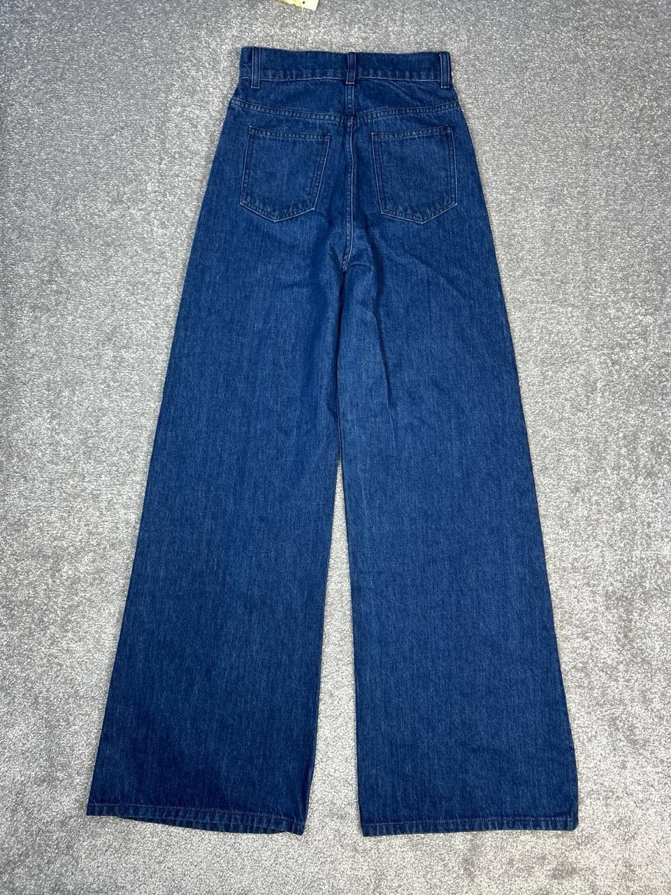Doen Viva Jeans Womens 27 Blue Denim High Rise Flared Leg Streetwear 26×34 New