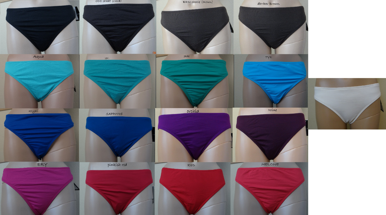 NWT LA BLANCA hipster swimsuit bikini bottom pant,SZ 2,4,6,8,10,12,14,16-choose