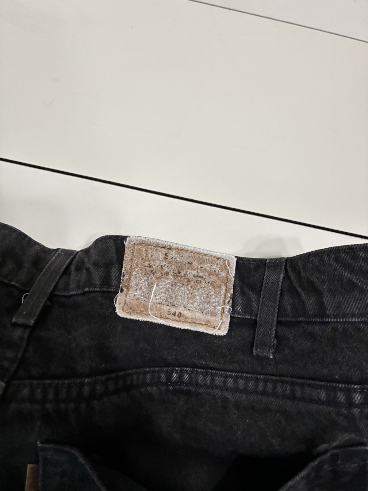 Levi’s 540 Jeans 38×30 Black Relaxed Fit Signature Series Denim Skater Baggy 90s