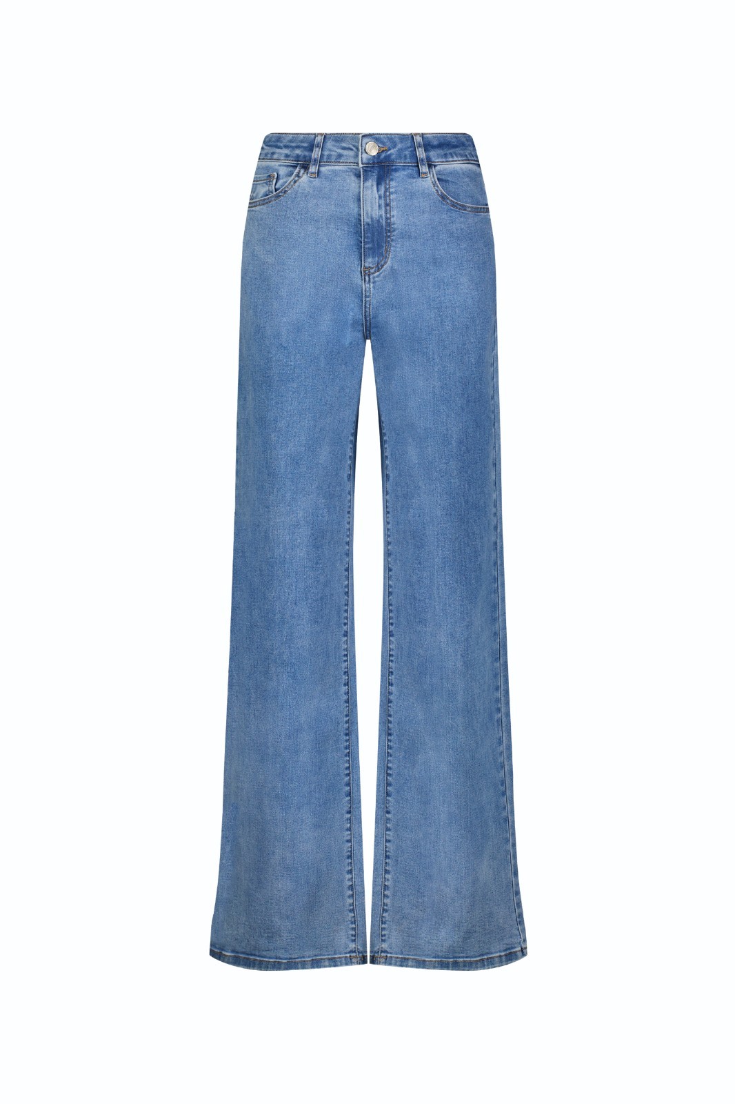 Dahlia High Rise Relaxed Jean Medium Blue THE NOLI SHOP