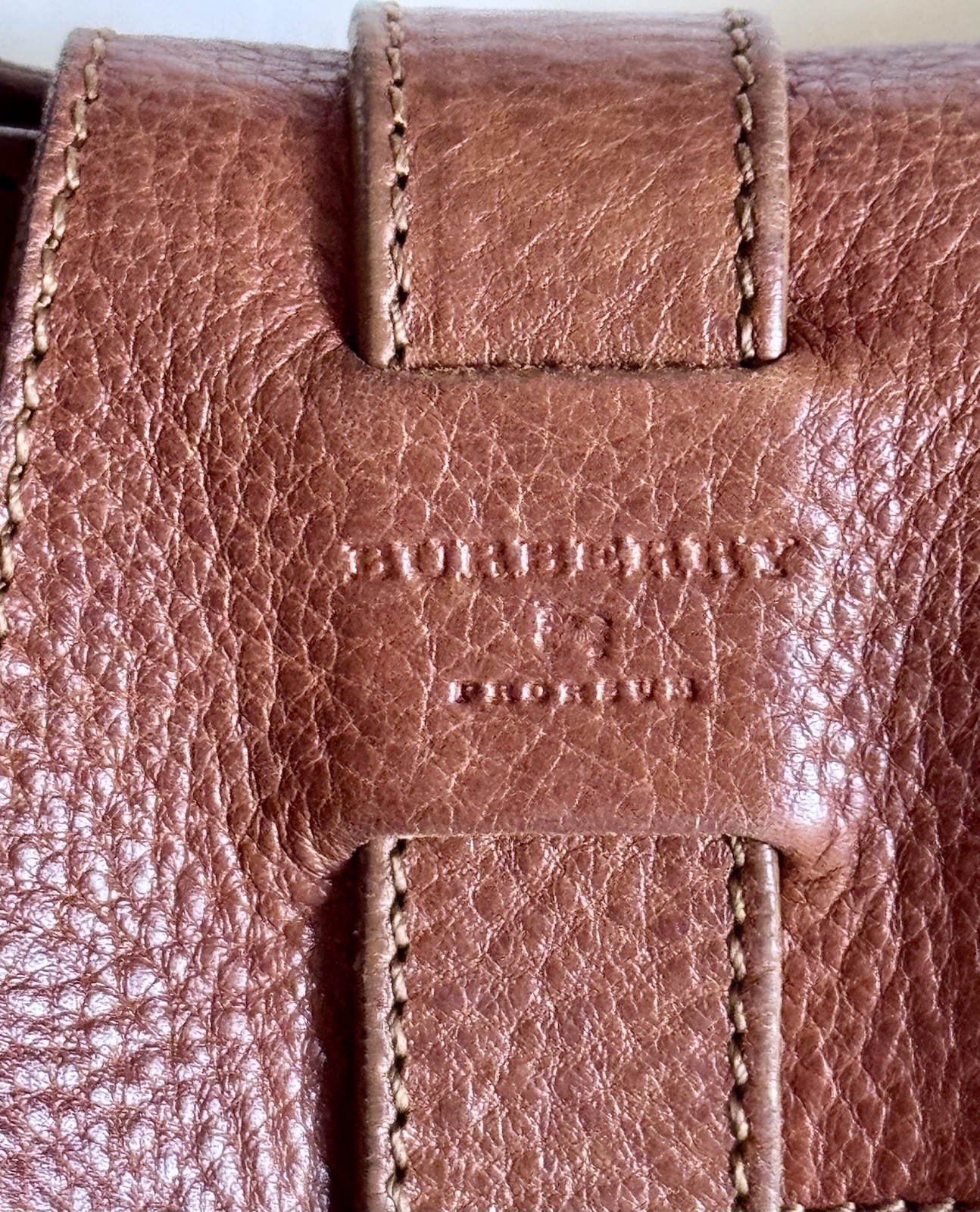 Burberry Nova Check Shoulder Bag Buckle Accent Logo Pre-Owned