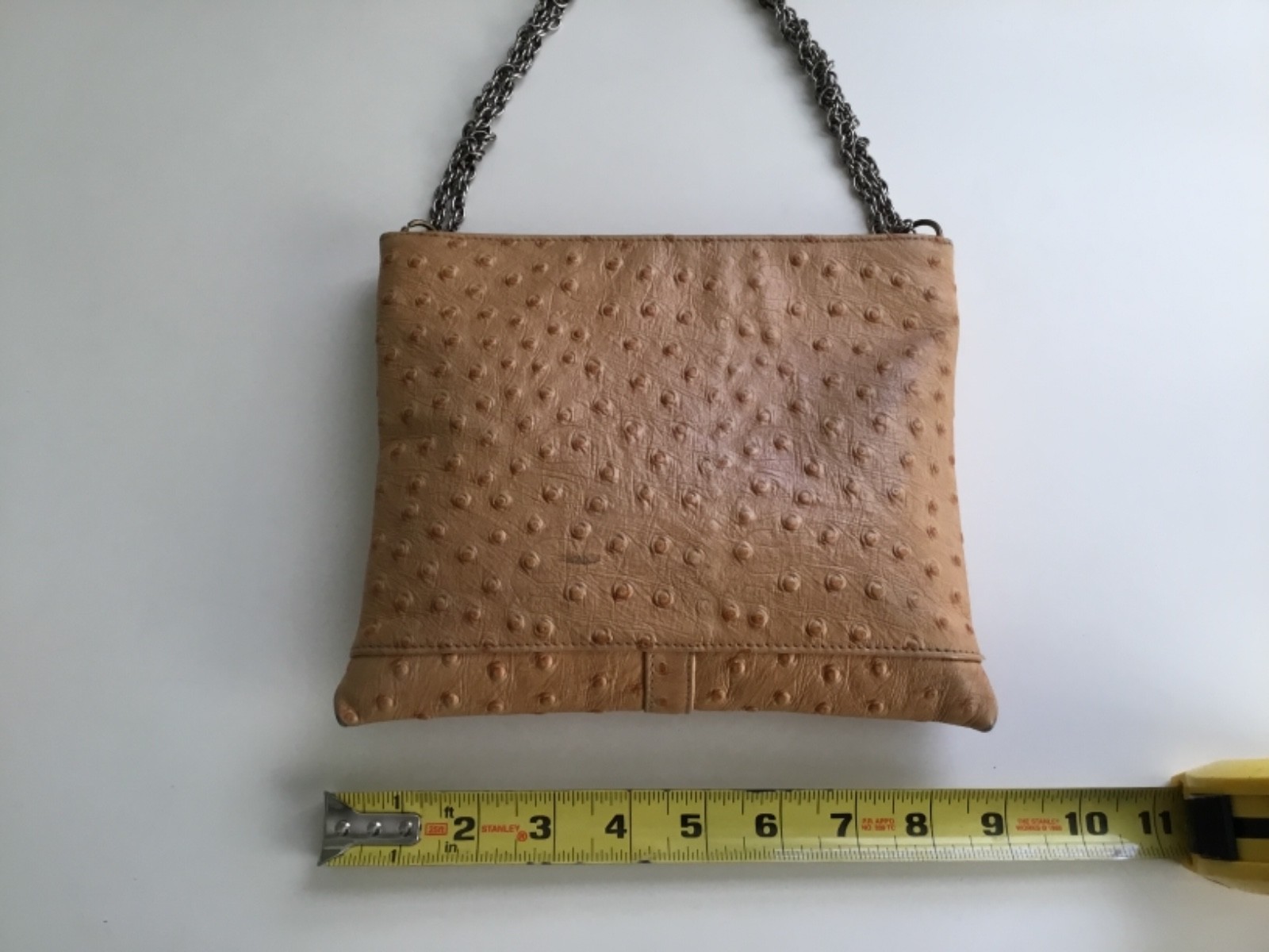 „Studded”like Triangle New York Leather Bag. Superior Quality of Leather.
