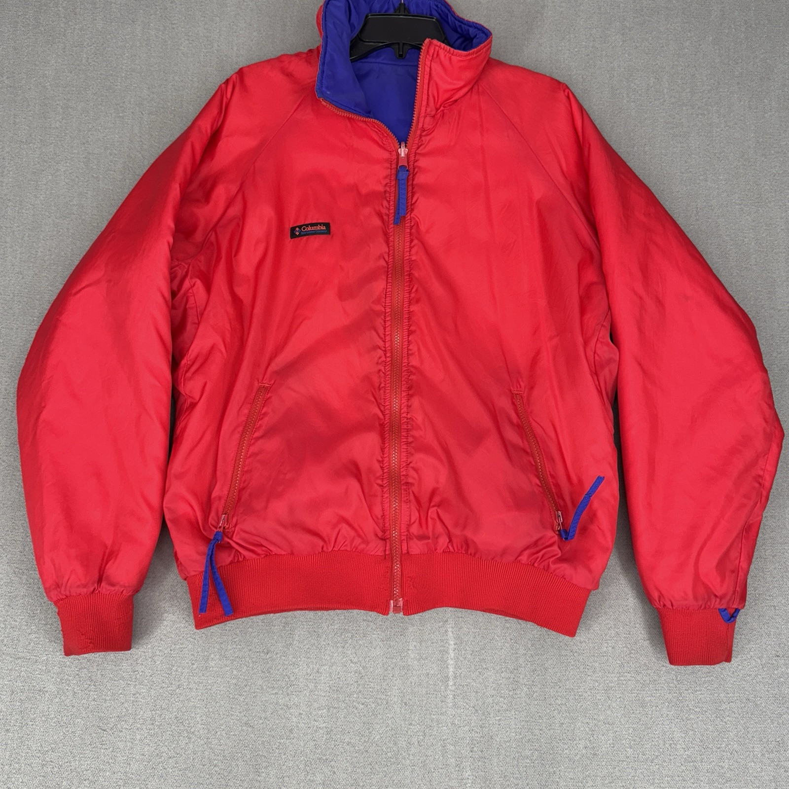 90s Columbia Jacket Men L Black Radial Sleeve 3-in-1 Reversible Ski Switcheroo