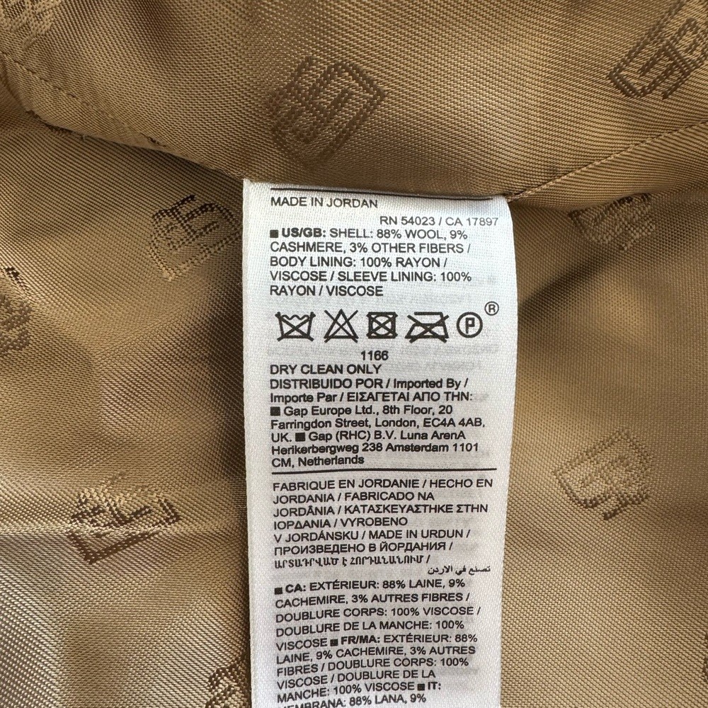 Banana Republic Camel Belted Long Coat
