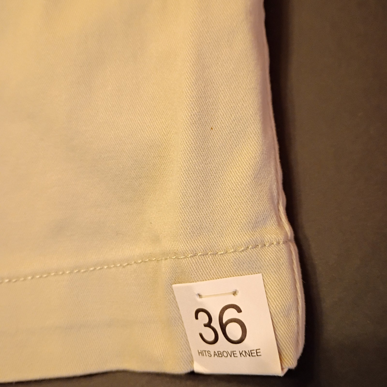 Sz 36 Mens Sonoma flexwear shorts Chino Khaki Knee Length $44