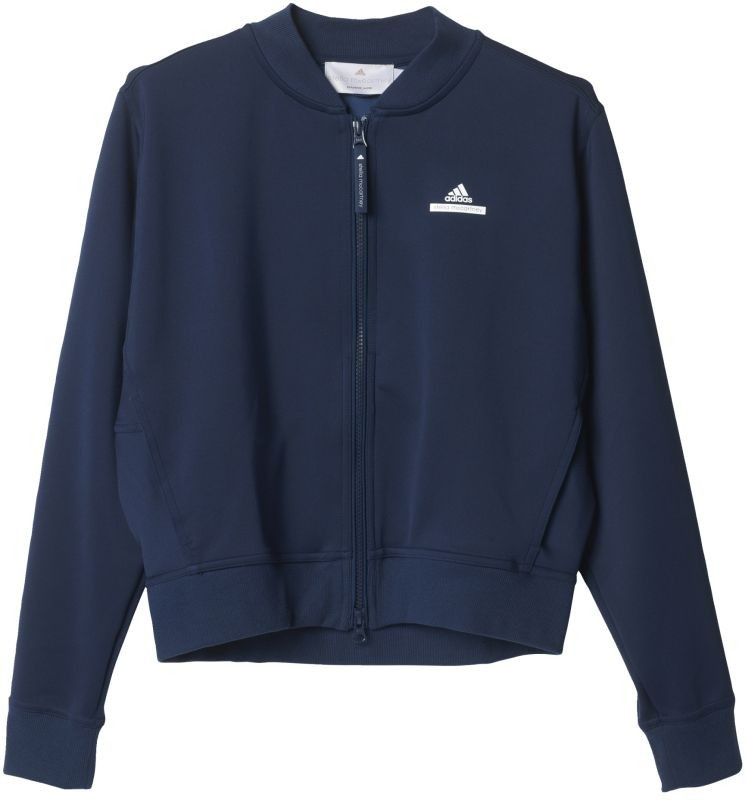 adidas by Stella McCartney Barricade Jacket Womens L Navy Blue Athletic Tennis