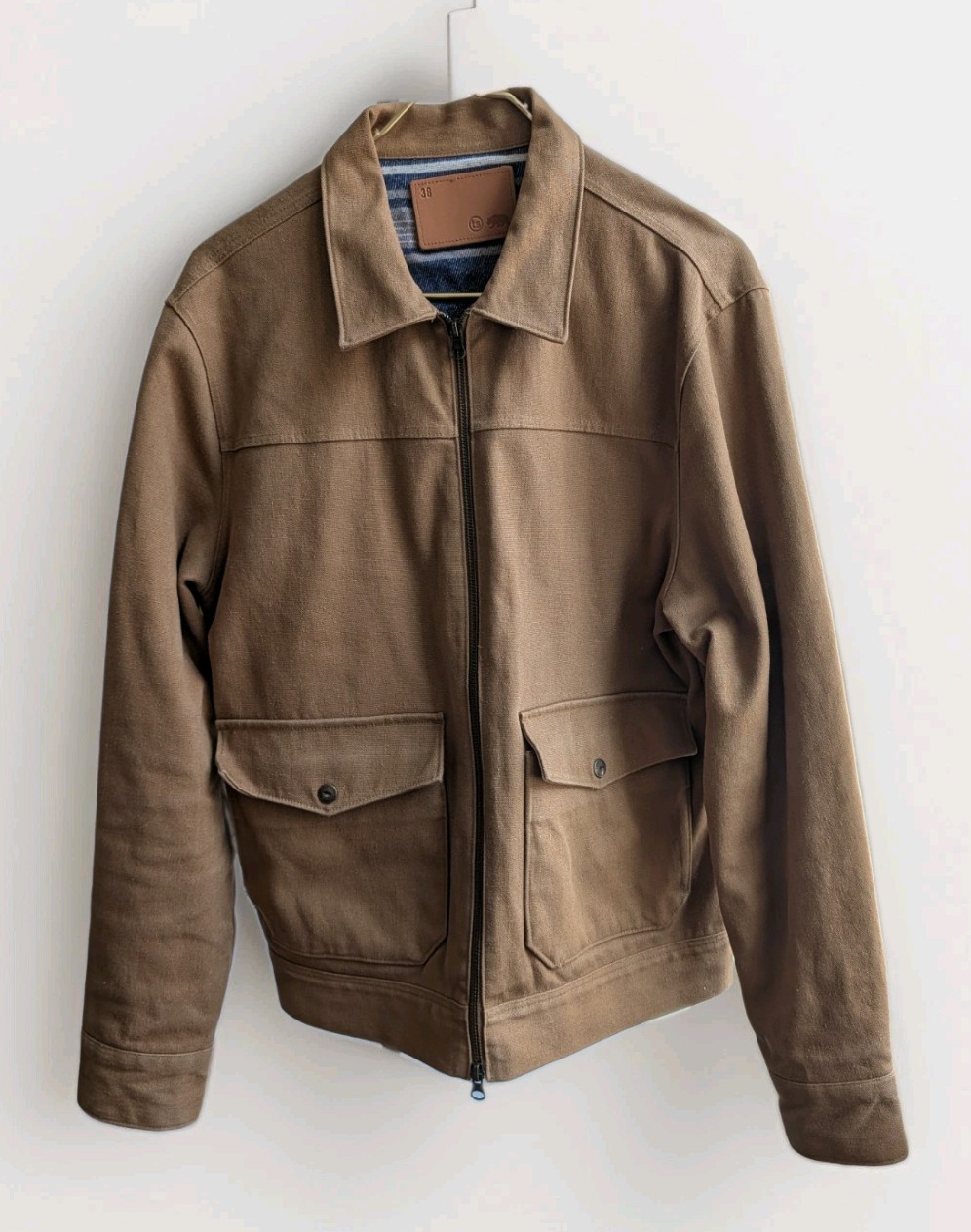 Taylor Stitch Jacket Beige Boss Duck Men’s 38