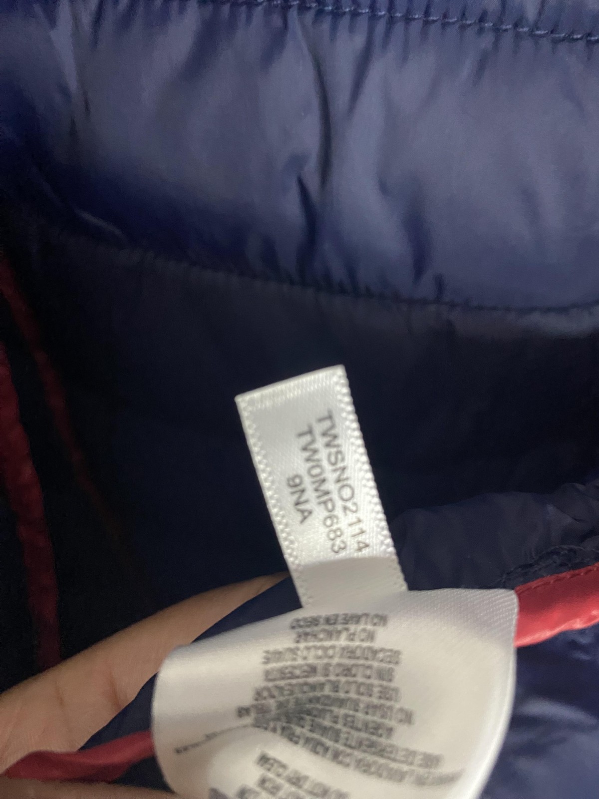 Tommy Hilfiger Jacket Womens Small Packable Lightweight Hooded Puffer Coat