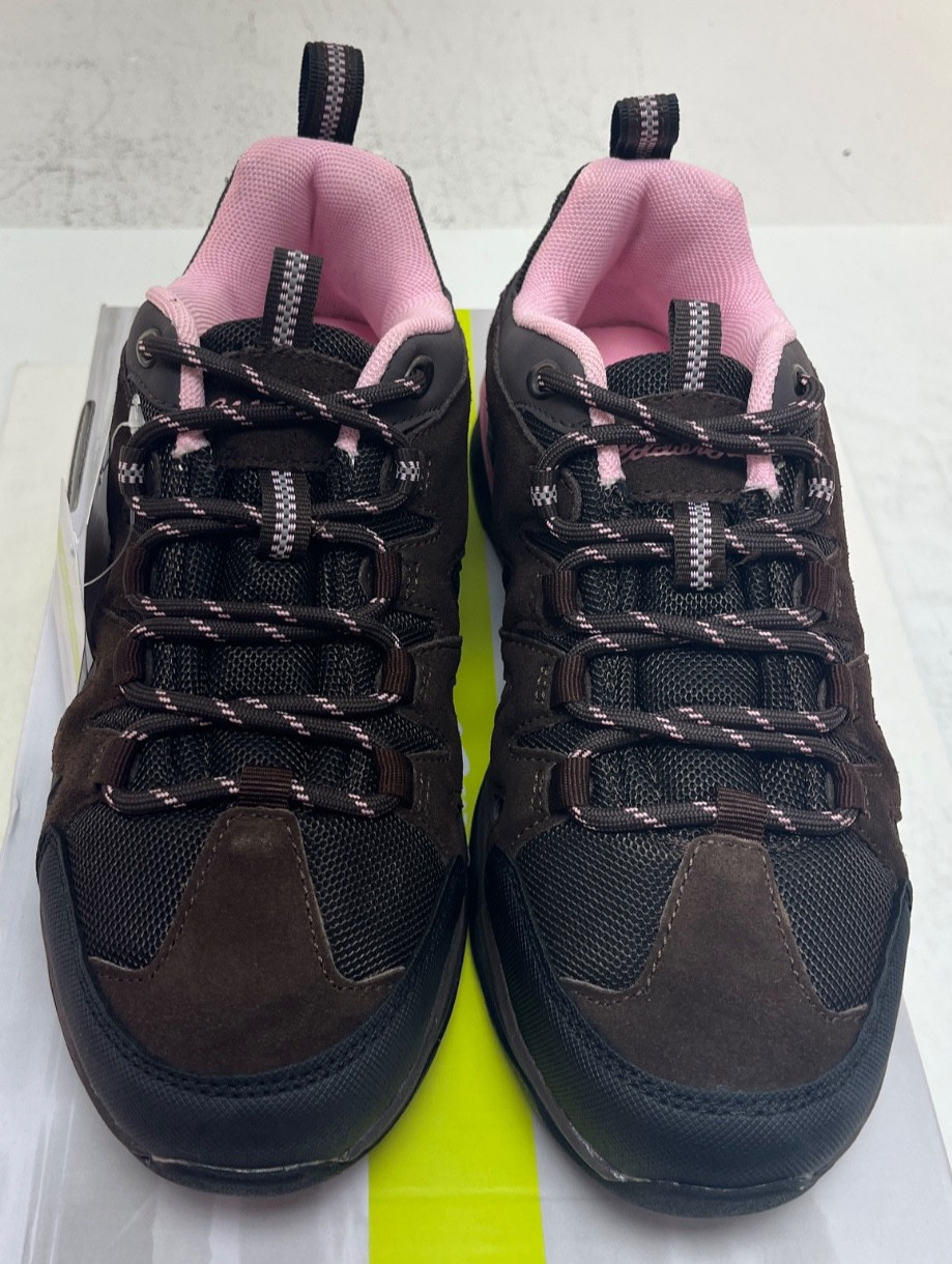 Eddie Bauer Women’s Longview Hiking Shoe brown w/ pink FREE shipping!