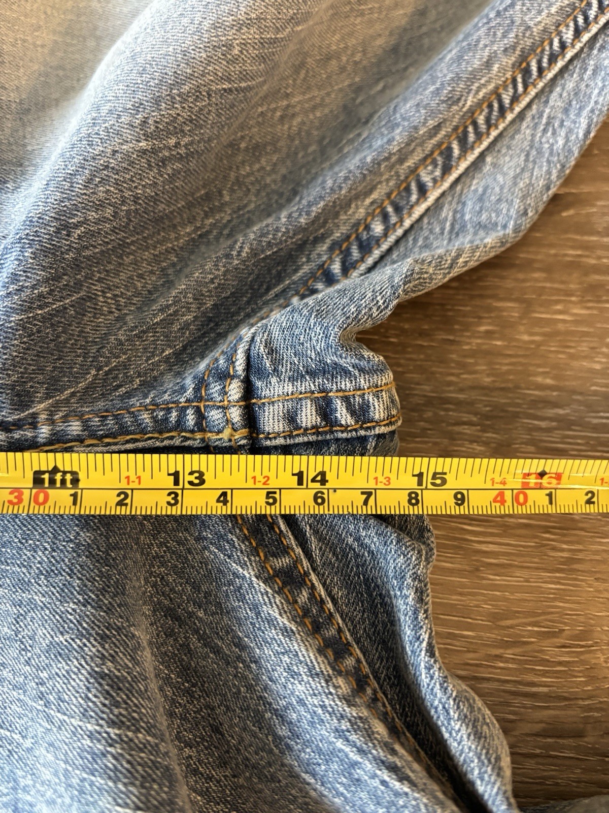 Levis 541 Athletic Taper Mens Jeans 54×32 Light Wash Blue Stretch Flex NEW READ
