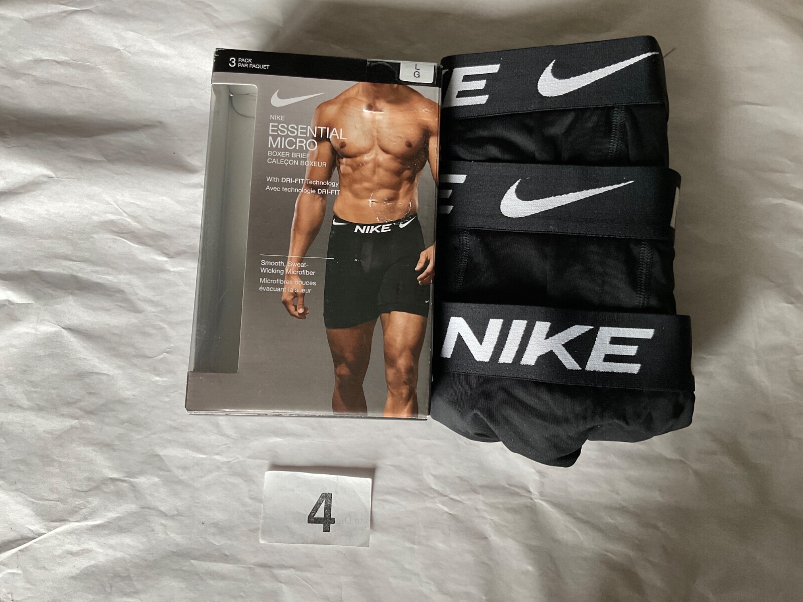Nike Essential Micro 3-Pack Boxer Brief Dri Fit New Orange Blue Gray Pink Black