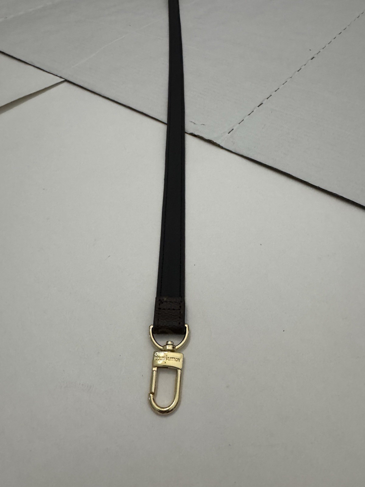 New Crossbody Shoulder Bag Strap Signature Monogram PU Synthetic Leather Brown