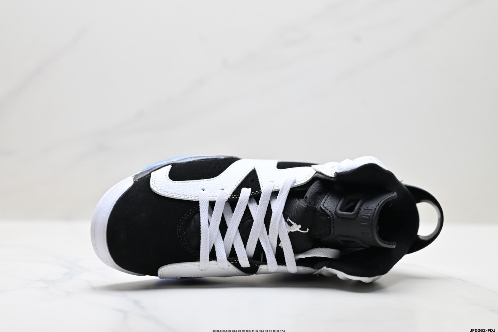 CT8529-108 New NK J*rdan6 Retro High Top Men’s Black White Size 4-13
