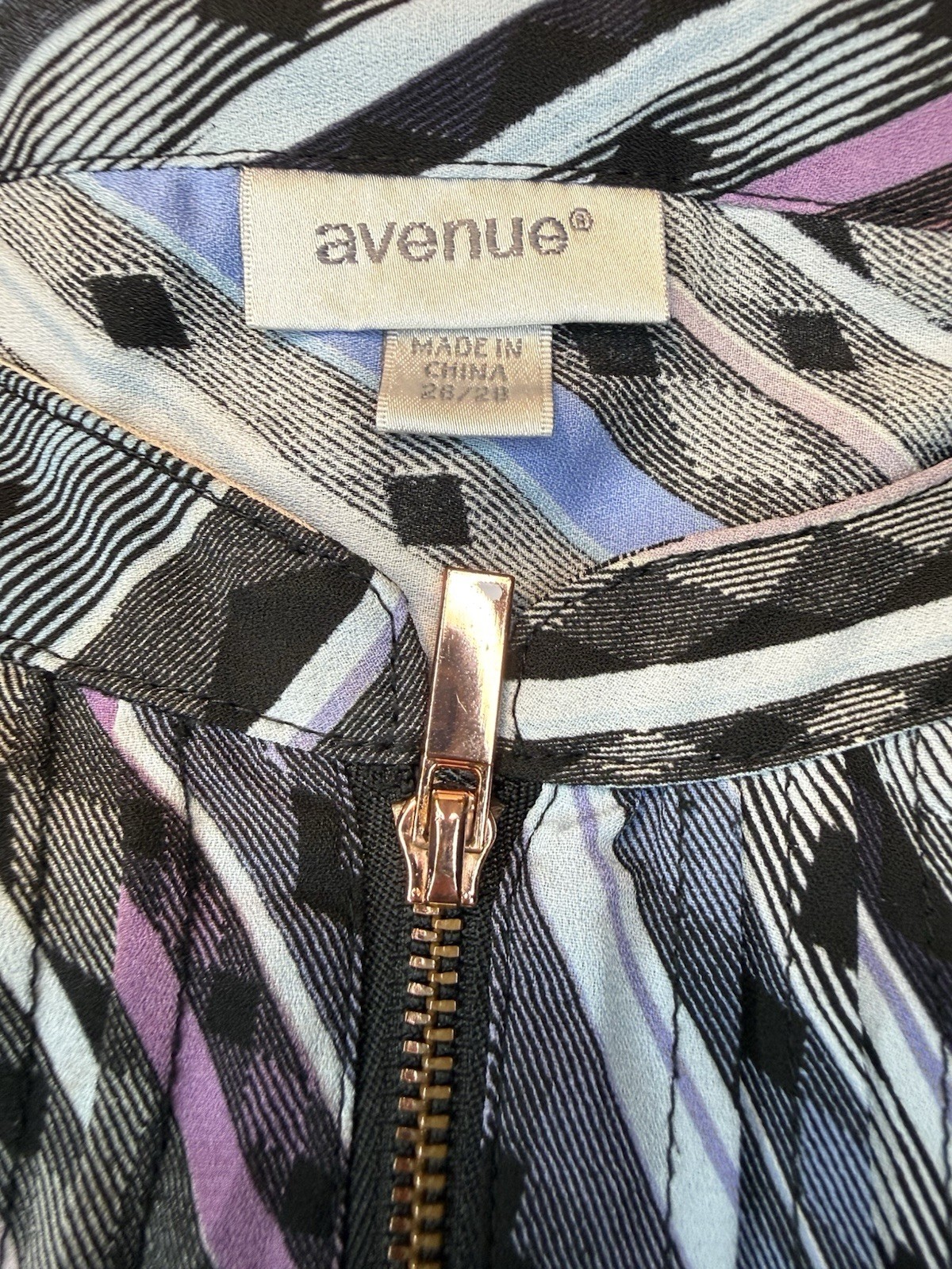 Avenue Women’s Tunic Top, Lightweight, 3/4 Sleeves, Size 26/28
