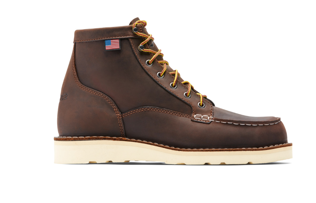 Danner Bull Run Moc Toe Boots Men Leather Work Boots USA Made Big Sale