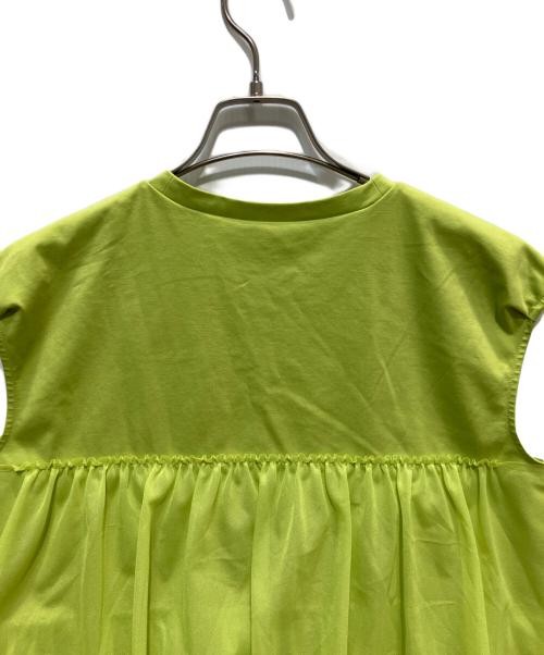Ballsey Green Jersey Tiered Pullover Women’s Cotton/Nylon Blend S