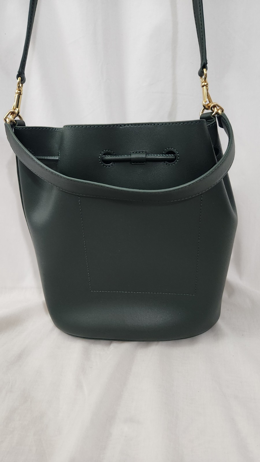 Lauren Ralph Lauren Andie Medium Leather Women’s Tote Bag Green New Without Tags