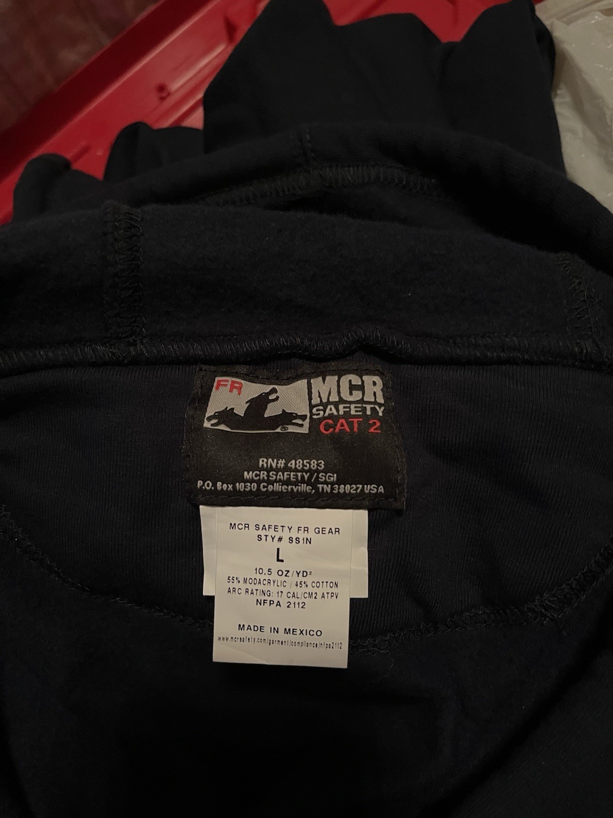 MCR Safety FR Gear SS1N Hoodie Size L