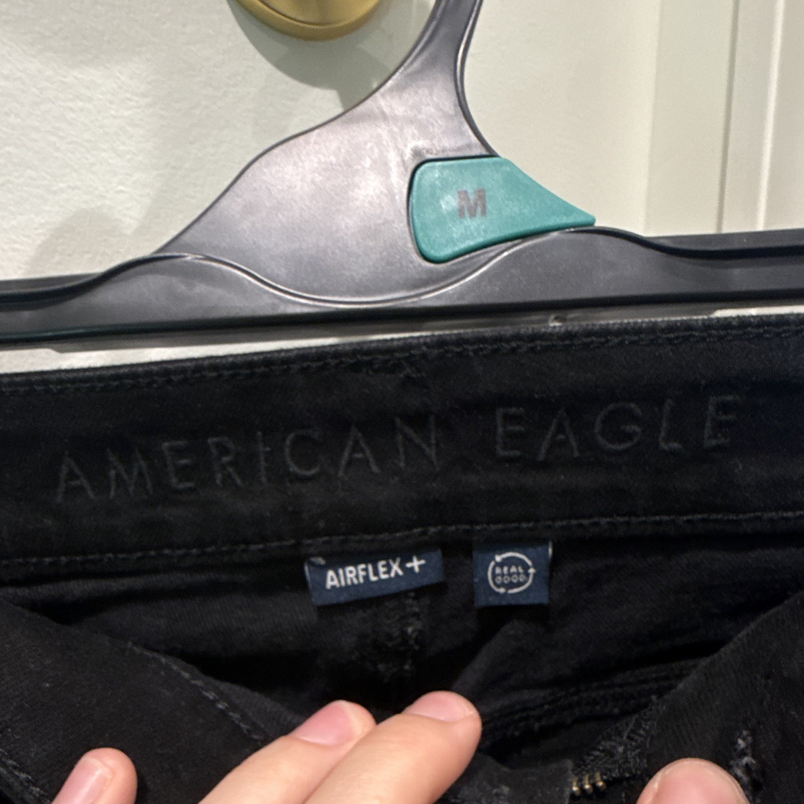 American Eagle AirFlex+ Men’s Black Skinny Slim Stretch Jeans