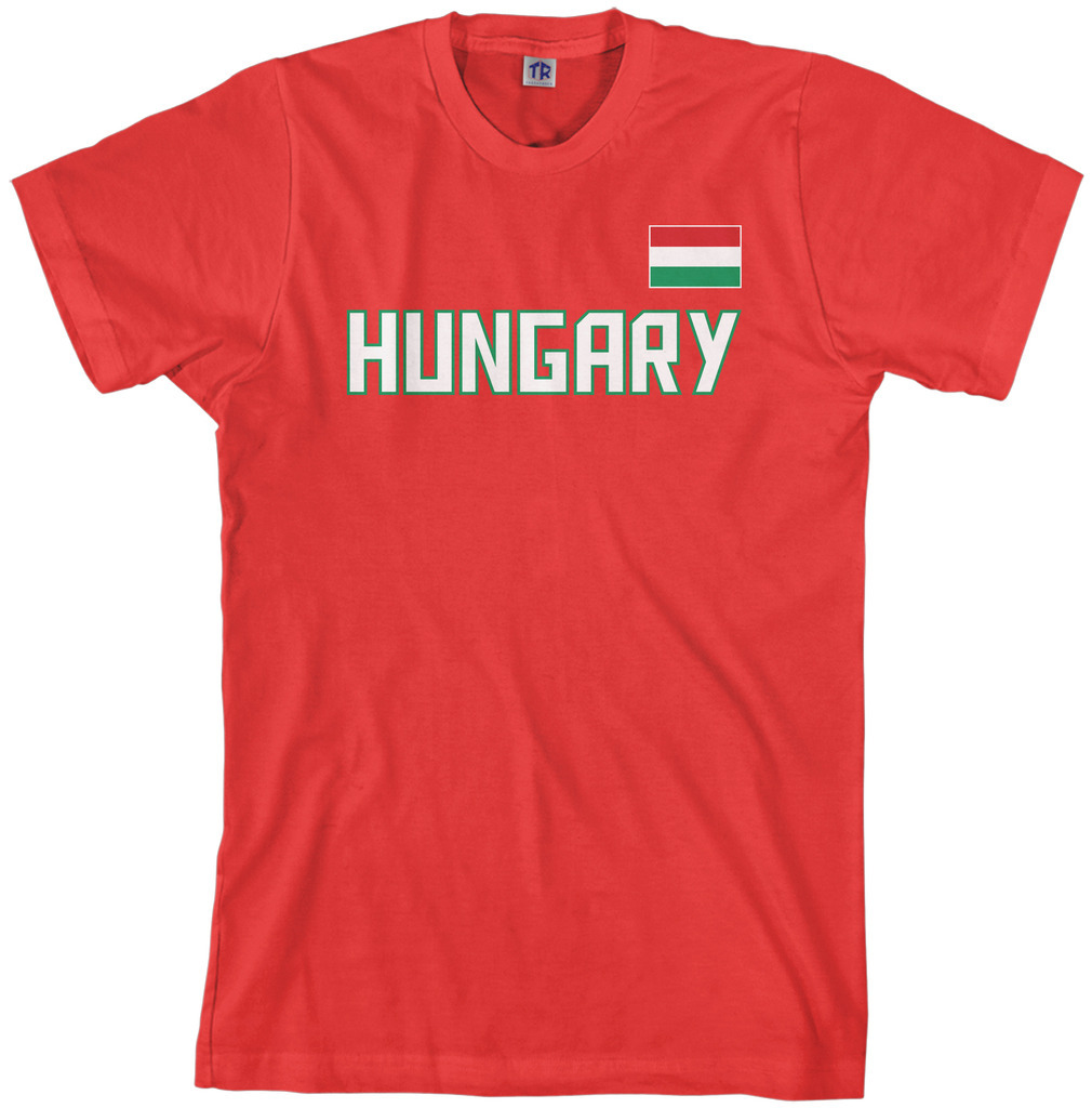Threadrock Men’s Hungary National Team T-shirt Hungarian Soccer